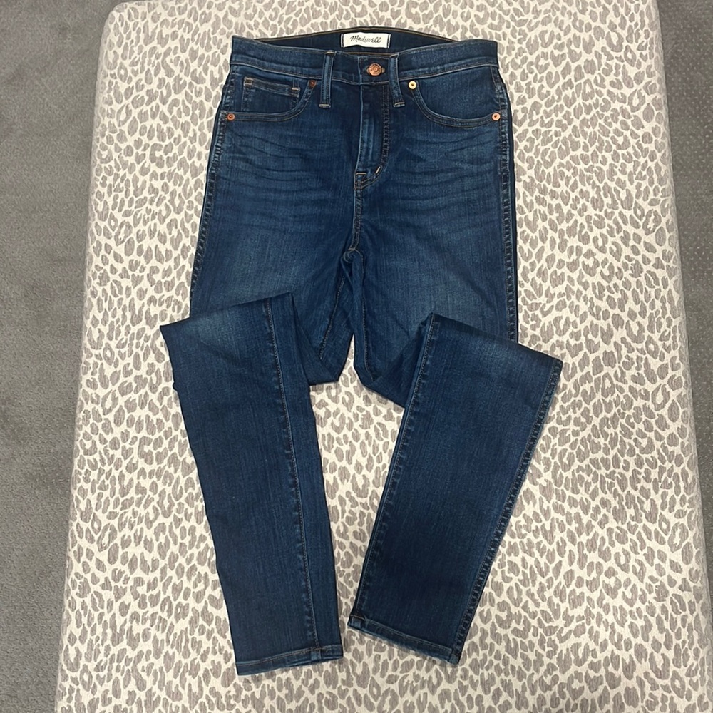 Madewell 10” high rise skinny jeans
